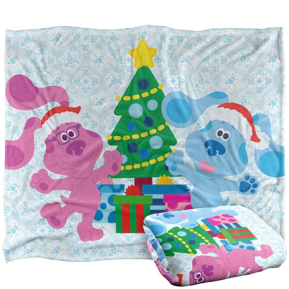 Blue´s Clues Silky Magenta Christmas Supersoft Blanket