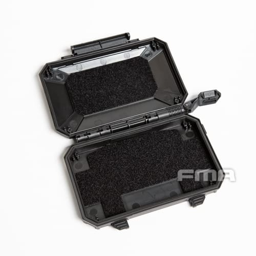 FMA Survival Tool Carry Case with MOLLE Attachment (External Dimensions: 186*131*39mm) Black (TB1400-BK)