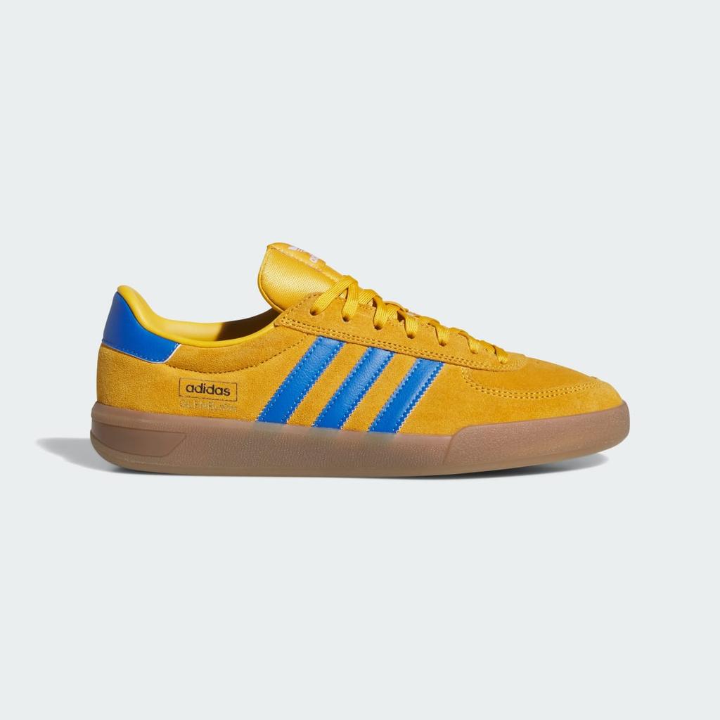 adidas GLENBURN KJ5041 Unisex Originals Sneakers Preloved Yellow / Bright Royal / Gum