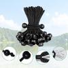 Strong Polyester Elastic Rope Bundle 32Pcs Glowing Ball Bungees For Tent Securing Outdoor Gear Organization & Storage