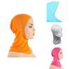 Women's Black Hijab Scarf Muslim Islamic Modal Solid Color Neck Head Under Scarf Cap
