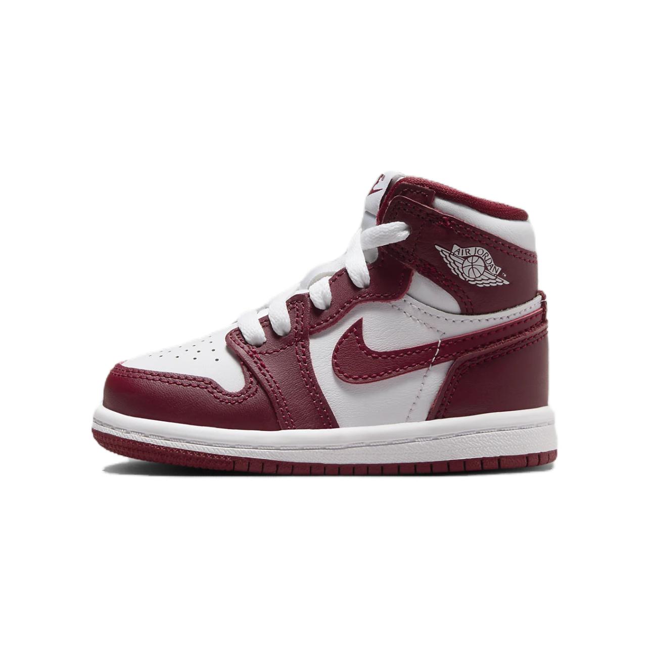 

Кроссовки Air Jordan 1 Retro High OG TD Artisanal Red Baby белые Team-Red FD1413-160 19.5