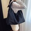 Canvas Tote Bag For Women Large Capacity Street Style Casual Daily Use