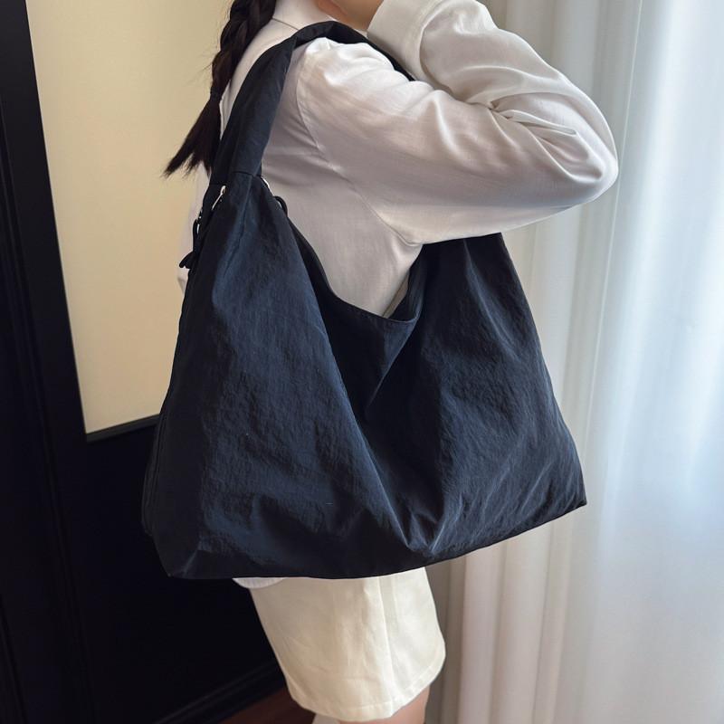Canvas Tote Bag For Women Large Capacity Street Style Casual Daily Use