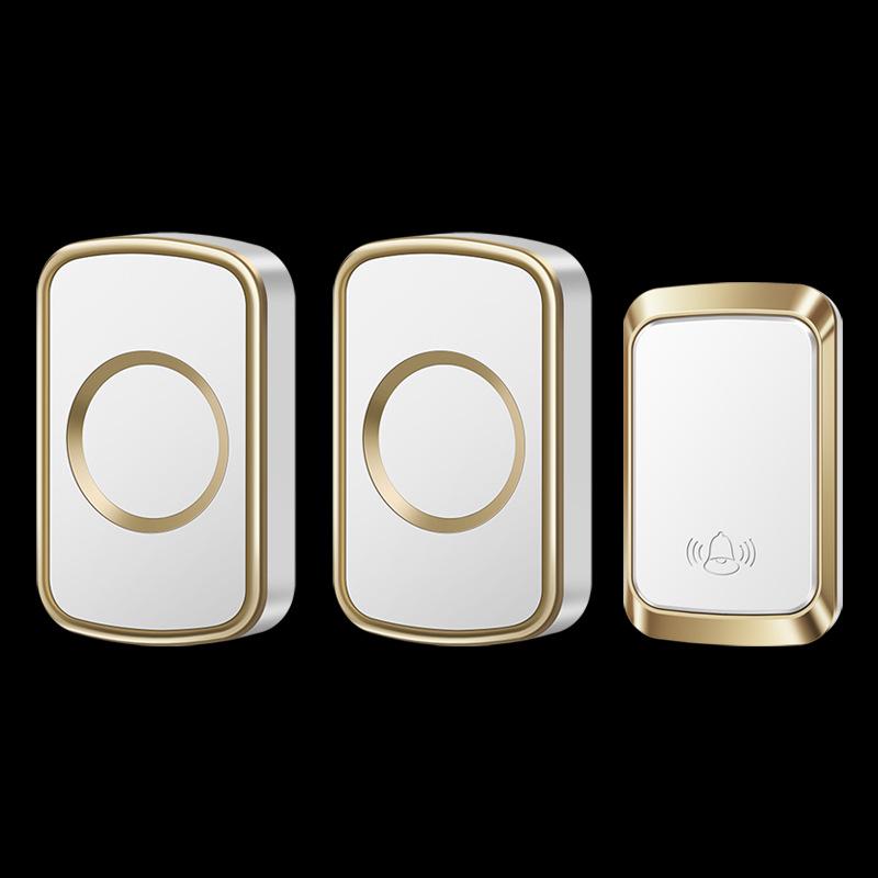 Self-Powered Wireless Doorbell with Long-Range Remote Control and Dual Receiver System