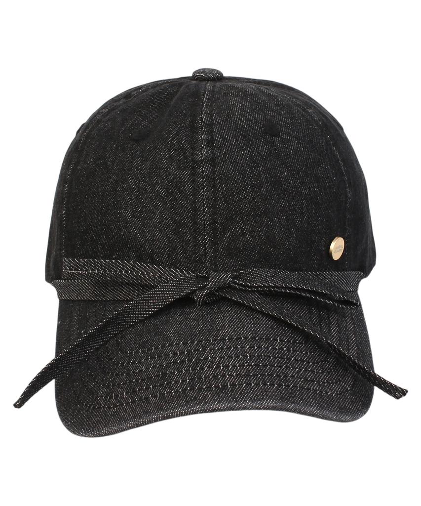 Yunibeosyeolkemiseuteuli Musubi Black Denim Ballcap