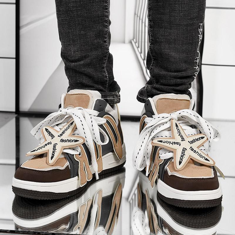 Новые вулканизированные кроссовки Мужская панк-платформа Повседневная обувь для мужчин — фото 5