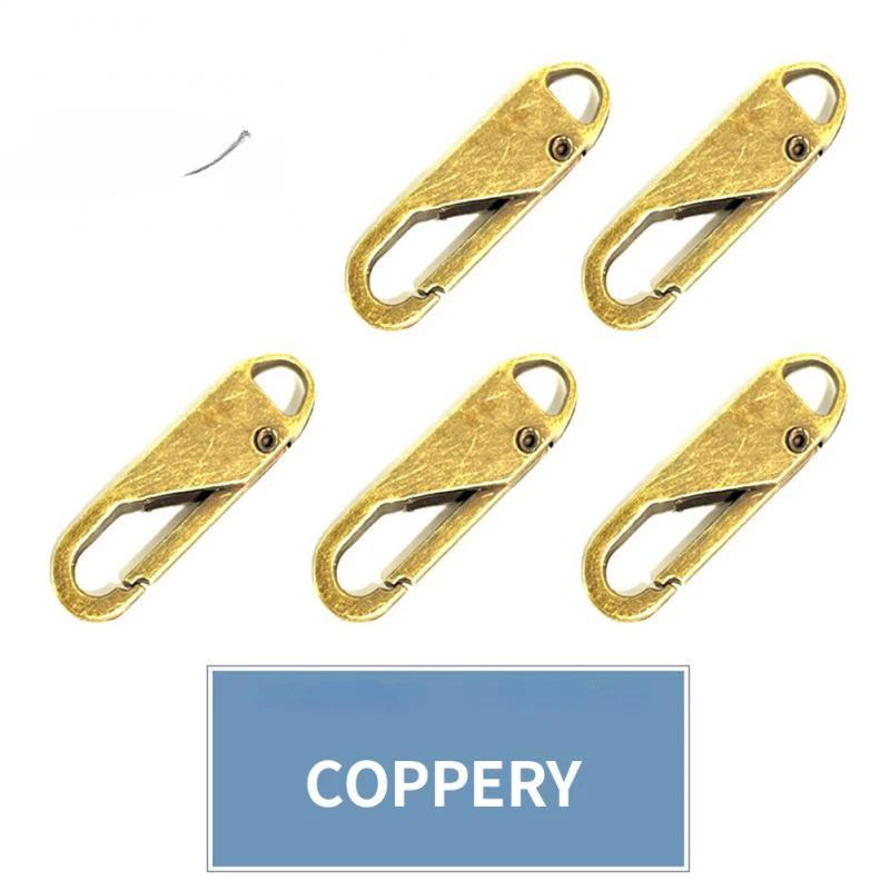 Zipper Pull Sewing Accessories Zipper Repair Kit Sliders Haberdashery Accessory Zip Puller Winter Button DIY Confection Zippers