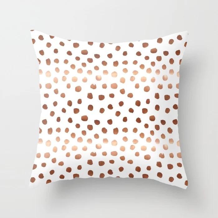 Popular Pink Marble Geometric Series Pillowcases, Home Fabric Sofa Cushion Covers
