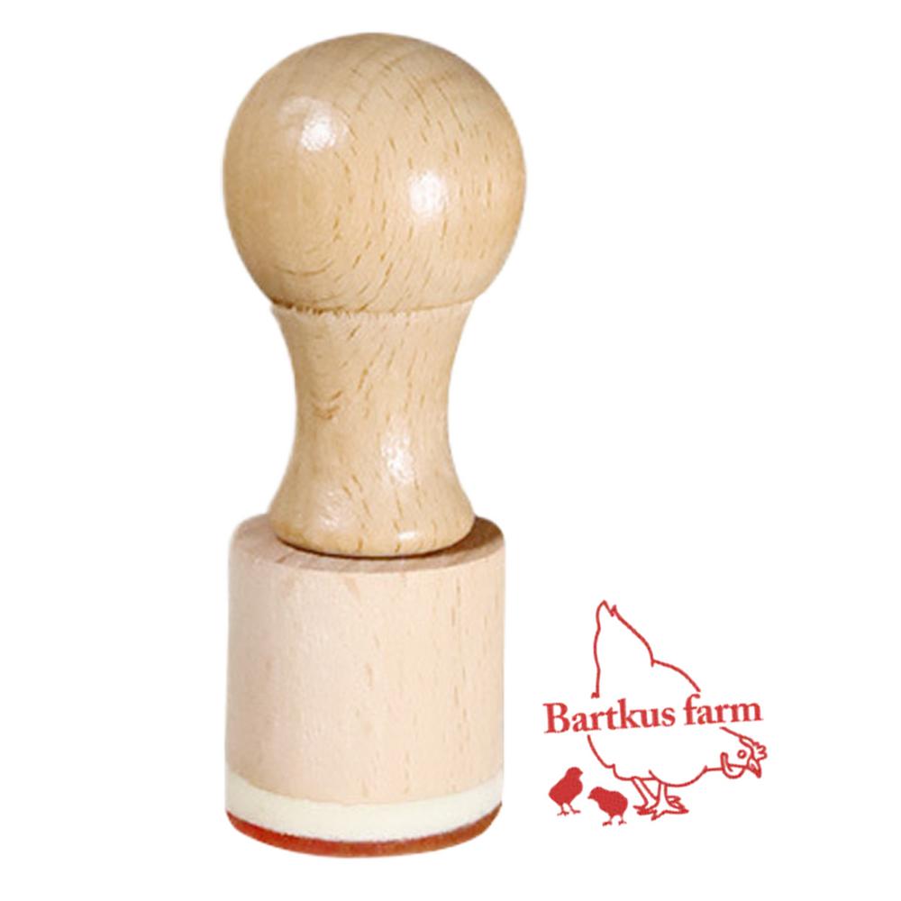 Egg Stamper Rubber Stamper Farm Egg Labels Multi-Functional Fresh Egg Markers Exquisite Egg Marking Inking Stamp for Clay Paper