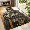 Michael Jackson'S Journey Continues Carpet Rug Soft Washable Antislip Home Living Room Sofa Mats Personalized Christmas Rug