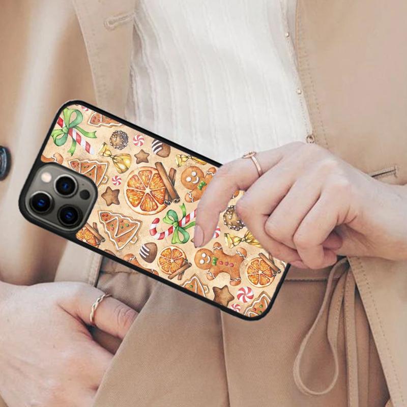 Cute Gingerbread man Christmas Magnetic Phone Case For APPLE iPhone 17 Air 16 14 13 12 Pro Max 15 Plus Charge MagSafe Cover