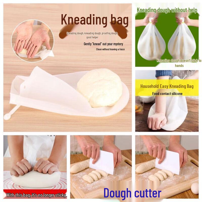 Zhaoran Large Non-stick Silicone Dough Kneading Bag