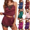 Home Pajamas Two Sets of Fashionable and Comfortable Lace Pajamas Set Sexy Lingerie Set