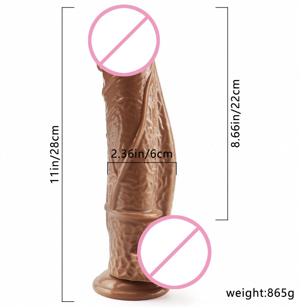 Adult Products Simulation Manual Large Penis Female Foreign Trade Suction Cup Fake Penis Female Masturbator Huge