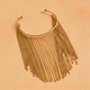 Adjustable Alloy Arm Cuff Bracelet Exquisite Design Fringe Arm Cuff Body Chain  Party Wear