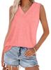 Tank Tops for Women Summer V Neck T Shirts Trendy Sleeveless Basic Tees Fashion Clothing