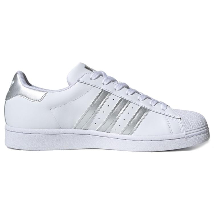 adidas Superstar 'White Silver Metallic' (Unisex) Cloud White / Silver Metallic / Cloud White Skateboard Shoes FX2329