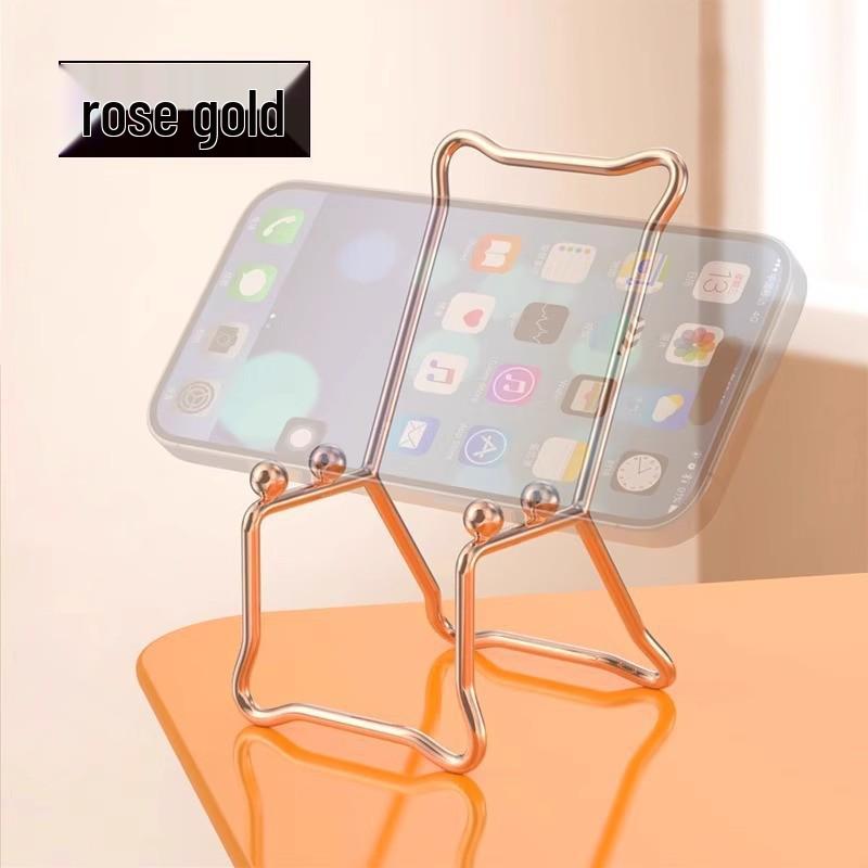 Creative Metal Phone Holder - Minimalist Chair Design, Portable, Multi-functional.