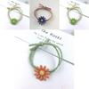 Beautiful Ins Women Daisy Hair Rope Headband With High-elastic Korean Rubber Band