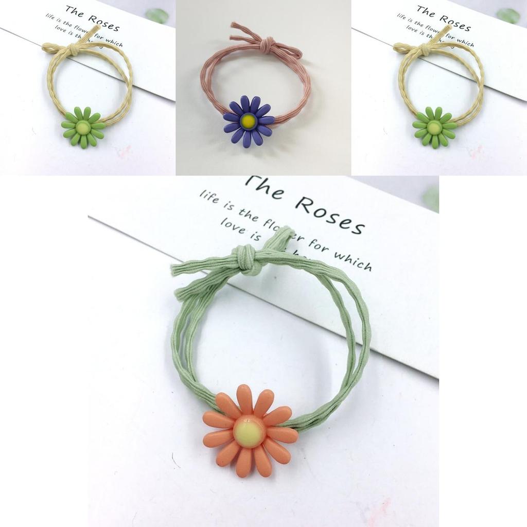 Beautiful Ins Women Daisy Hair Rope Headband With High-elastic Korean Rubber Band