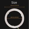 2Pcs 80mm RGB Angel Eyes Halo Ring Light For Car Motorcycle Headlight Fog lamp