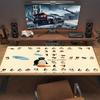 Black Duck Sticker Large Size Mouse Pad Large Gaming Table Cushion Nonslip Laptop Tablet Big Mousepad Xxl Mat Mini Pc Playmat With Lock Edge