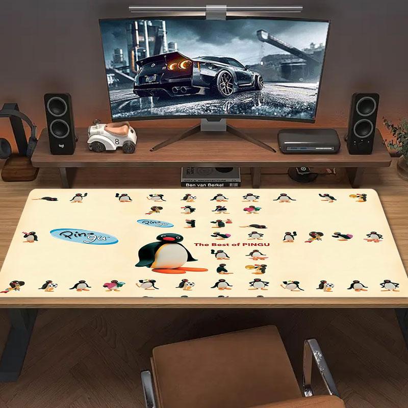 Black Duck Sticker Large Size Mouse Pad Large Gaming Table Cushion Nonslip Laptop Tablet Big Mousepad Xxl Mat Mini Pc Playmat With Lock Edge