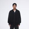 CHINISM Men's Loose Fit Stand Collar Knit Cardigan
