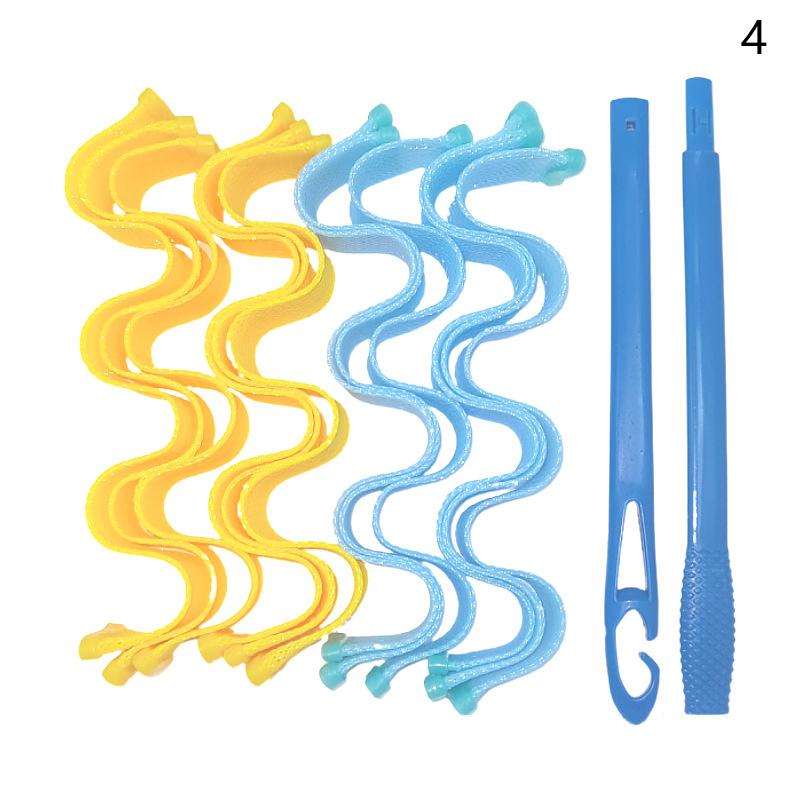 12Pcs Heatless Hair Curler No Heat Hair Rollers Soft Curls Curling Rod Roller Sticks Perm Rods Wave Formers Hair Styling Tools