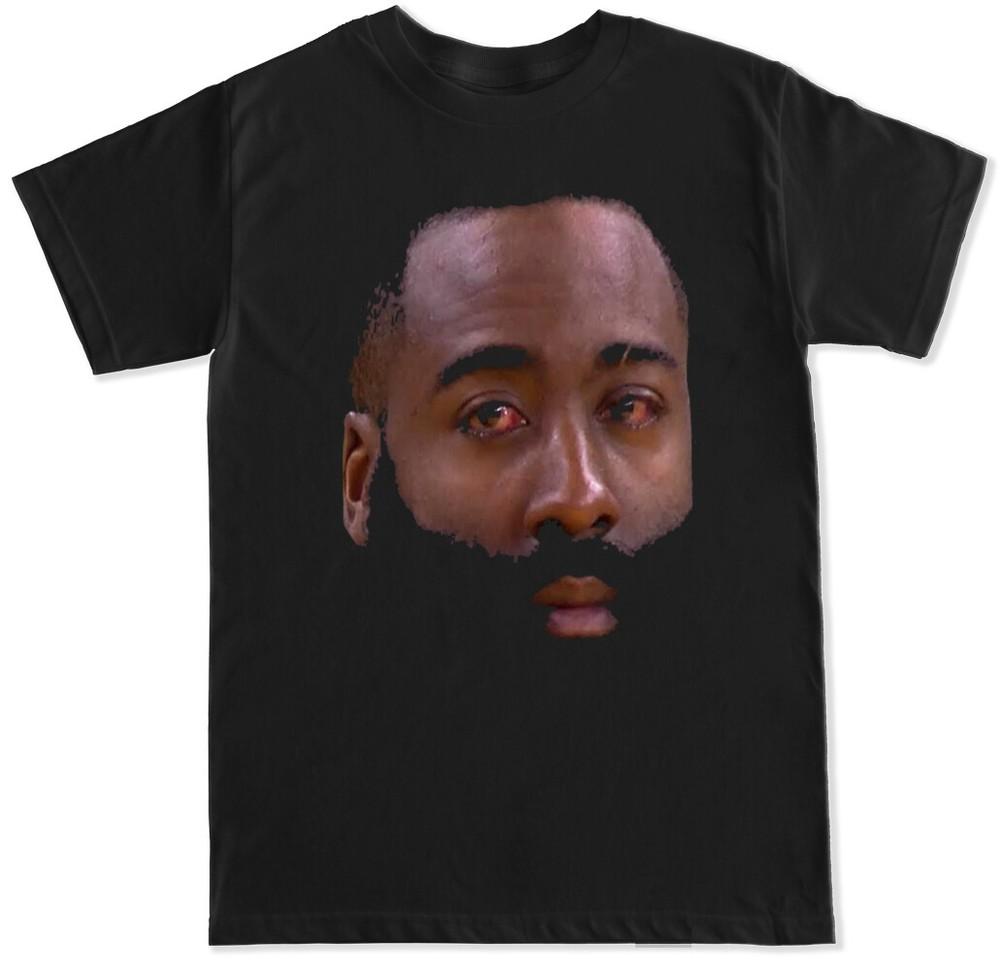 HARDEN CRYING FACE FUNNY HUMOR MEME BASKETBALL CHAMP HIP HOP RAP BK MENS T SHIRT Unisex T-Shirt S