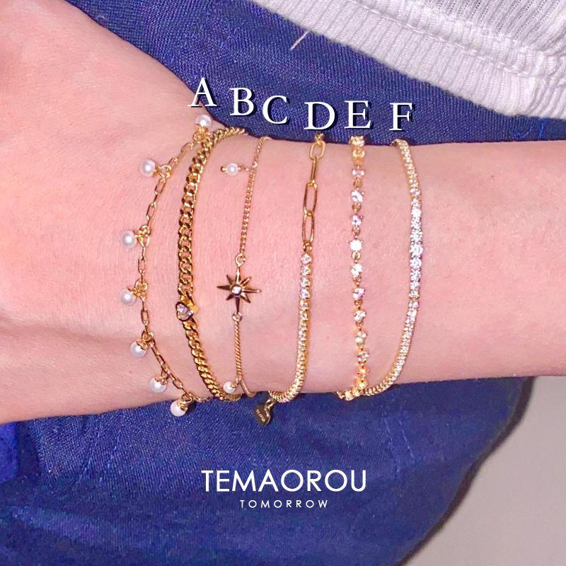 

Twin Collection! K Gold Version Ultra-Fine Gang Drill Bracelet Female Vintager Mid-Ancient SUNFLOWER Bracelet Ornament C vintager star single strip