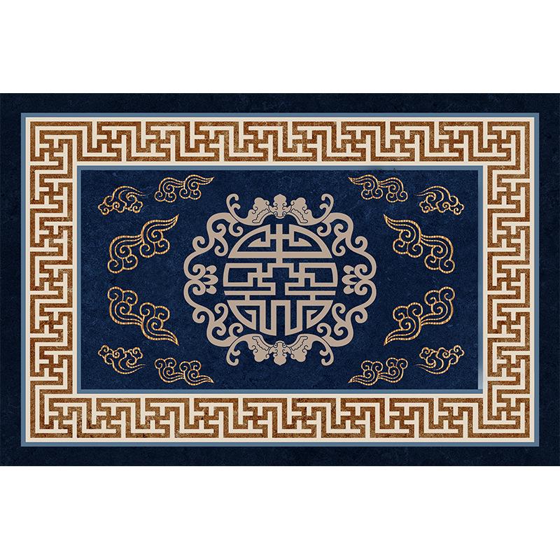 Vintage Persischer Ethnischer Kristall-Samt-Teppich für Wohnzimmer oder Schlafzimmer