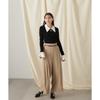 JILL by JILL STUART Marron Erica Thread Rib Knit Gray Women's Sweater,