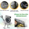 YCOC-W10810403 W10861642 W10787836 For Whirlpool Cabrio Washer Lid Lock Include W11237157 Lid Lock Bezel For Whirlpool Cabrio