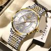 BINBOND Luminous Waterproof Reloj Auto Date Accurate Men's Watch Sturdy Stainless Steel Strap Quartz Wristwatches For Men Luxury