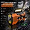 Multifunctional Solar Hand-Crank Emergency Radio with Disaster Prevention and Reading Light