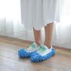 Floor Dust Cleaning Slippers Shoes Cleaning Cloth Lazy Mopping Shoes Home Floor Cleaning Microfiber Cloth Cleaning Shoes