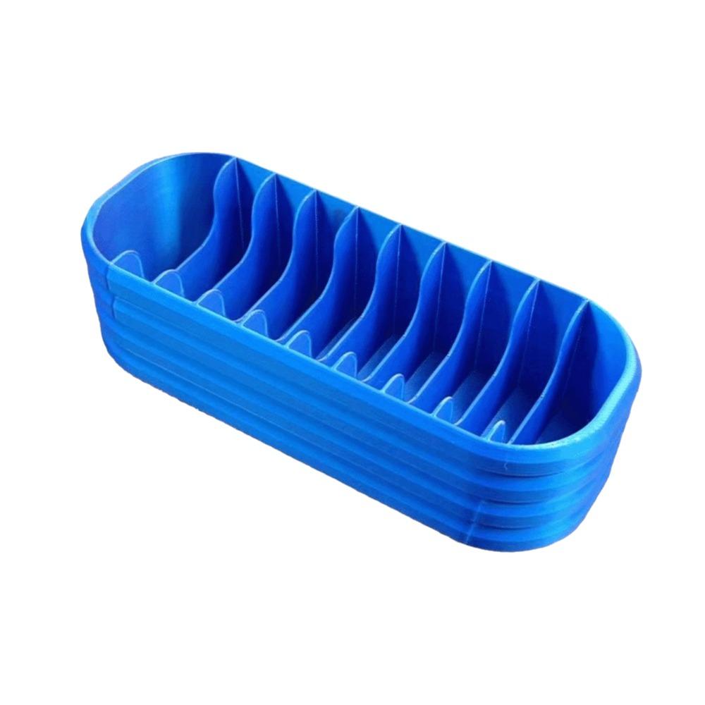 Gradient Color  Packets Storage Box 10 Grids  Art Bead Storage Case   Art