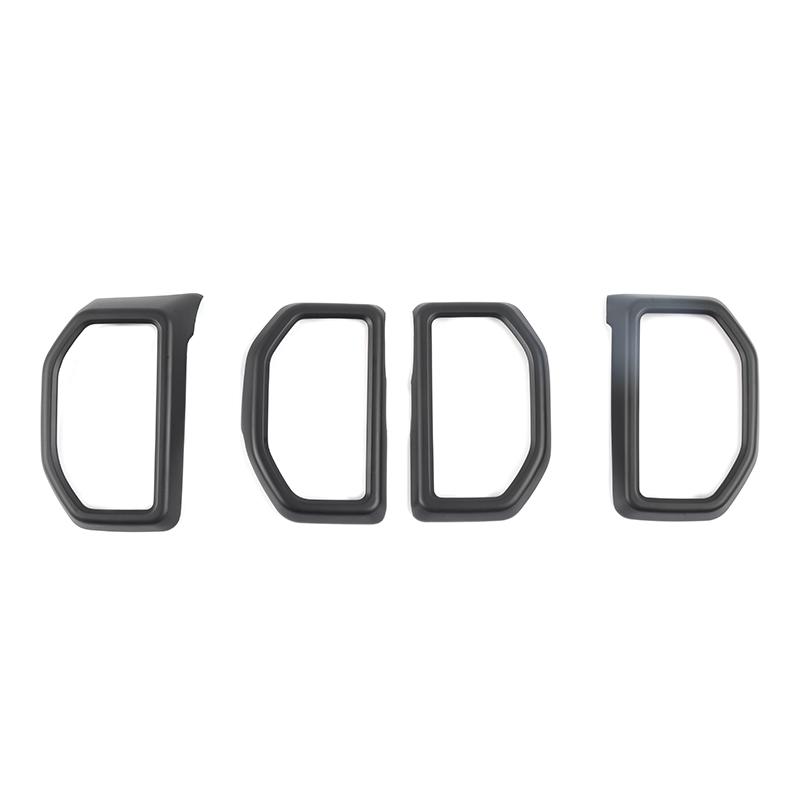 TESIN ABS Air Conditioner Vent Outlet Decorative Ring Protective Cover For Ford Bronco Sport 2022 Car Interior