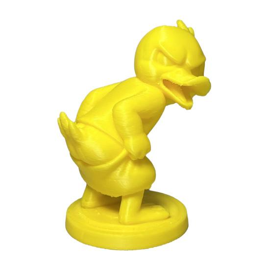 

3D Printed Funny Duck Statue Cute Duck Wearing Pants Figurine Novelty Collectible Animal Ornaments for Office Desk Shelf Decor жёлтый