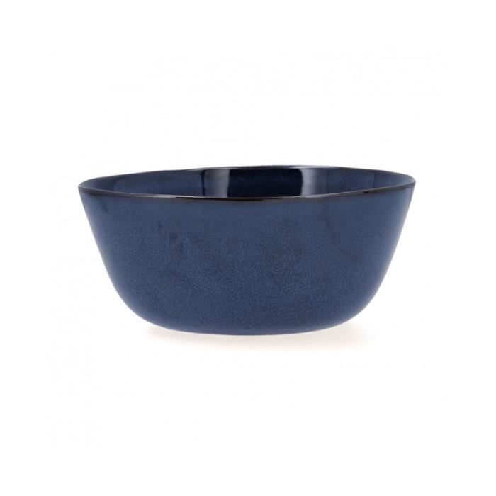 Salátová mísa - Bidasoa - Ikonic - Keramika - Modrá - Balení 3 kusů - 20x19,5x8,5 cm