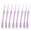 8Pcs Ergonomic Handle Knitting Needle Set Aluminum Alloy Crochet Kit  For Arthritic Hands