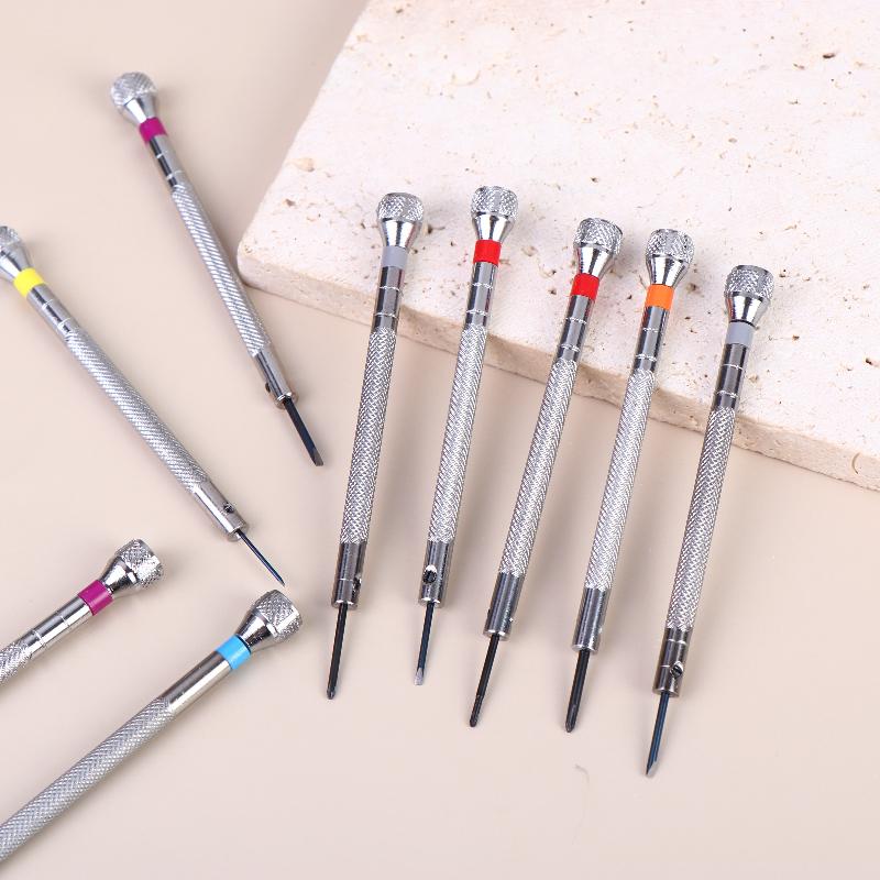 13Pcs 0.6-2.0Mm Precision Screwdriver Set Iron Micro Cross Repair Kit For Watches Glasses Jewelry