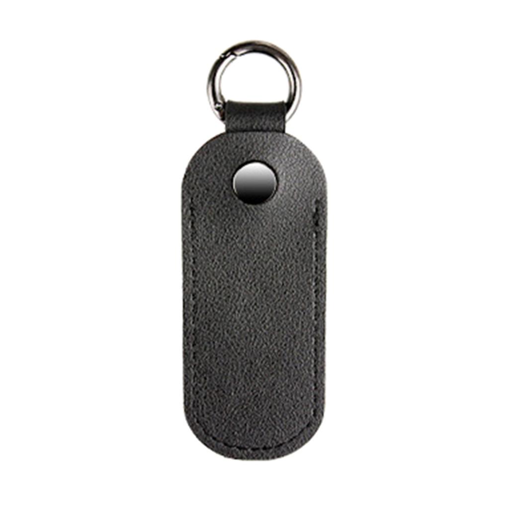 Custodia in Pelle Microfibra per Chiavetta USB Porta Chiavetta USB Copertura Protettiva con Portachiavi