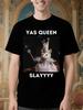 Funny Yas Queen Slayyyy Rat Graphic Tshirt - and Wo Casua...