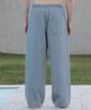 Dekkoloso Cool Flow Denim Wide Elastic Waist Pants [Light Blue]