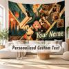 Custom Name Wall Hanging Tapestry,Spy × Family Decorative Backdrop Tapestry For Dorm Home
