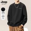 JEEP SPIRIT Men's Casual Loose Fit Printed Crew Neck Sweatshirt