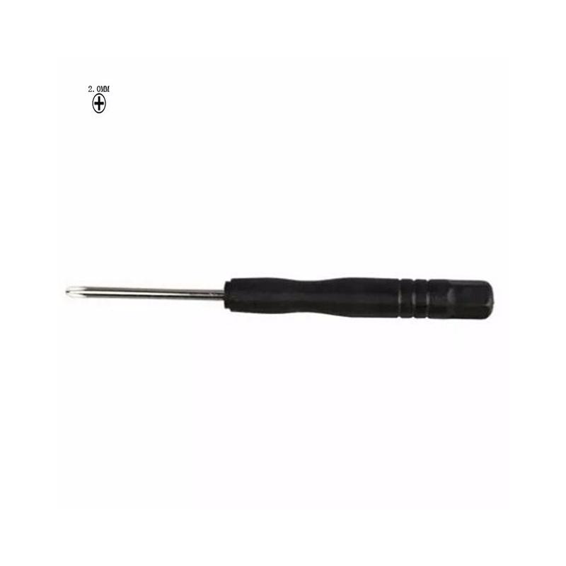 3pcs Black Mini 2.0 Cross Screwdriver Head Small Phillips Screwdriver for Repairing Mobile Phone Tnstallation Tool